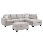 Urban Everleigh 105" Reversible Sectional with Ottoman