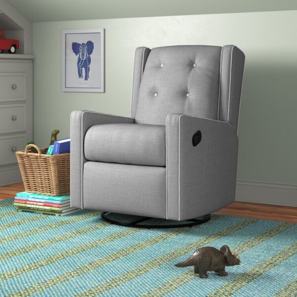 Solid Wood Hudak Swivel Recliner Glider By Sofa Crafter
