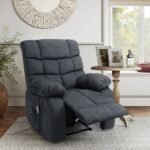 Solid Wood Jordan Fabric Manual Recliner By Sofa Crafter