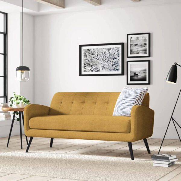 Solid Wood Araceli Upholstered Three Seater Sofa By Sofa Crafter