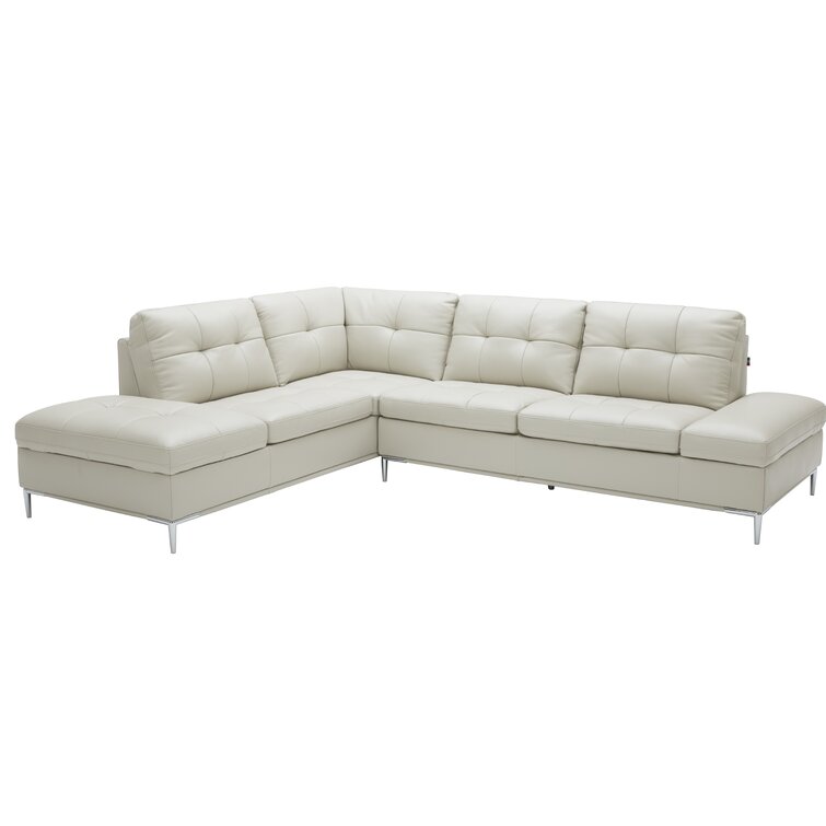 Solid Wood L Shaped Mercier Synthetic Leatherette Sofa With Storage By Sofa Crafter