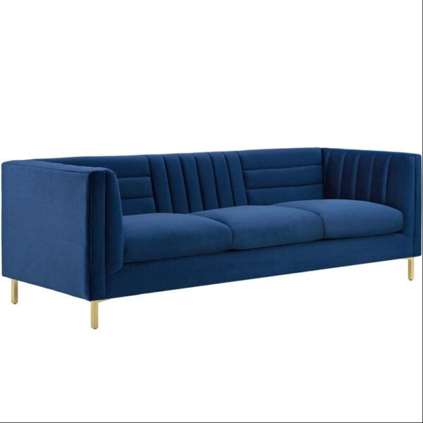 Modern Piatt Three Seater Upholstered Sofa By Sofa Crafter