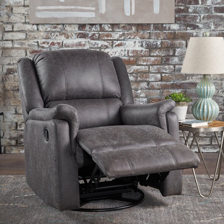 Neoma manual swivel cheap glider rocker recliner