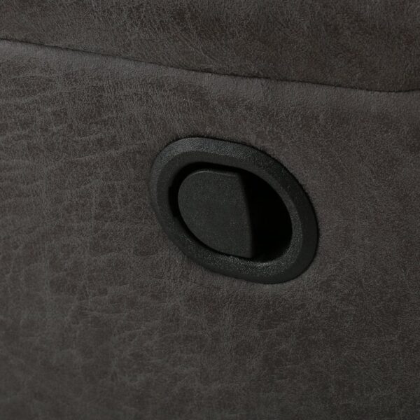 Sofa Crafter Neoma Upholstered Suede One Seater Swivel Manual Recliner