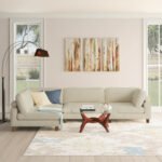 Solid Wood Modern Sectional Fabric Reversible Sofa By Sofa Crafter